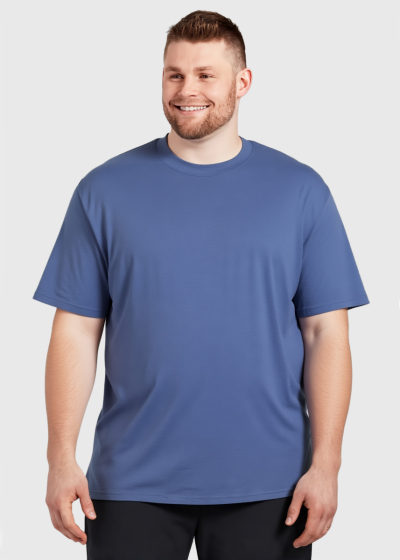 Flyers Plus Size blue mens t-shirt