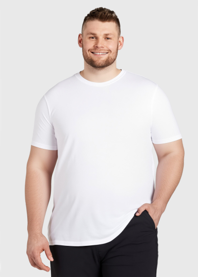 Flyers Plus Size white mens t-shirt