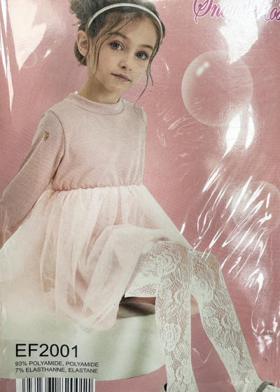 Torresa white floral printed tights