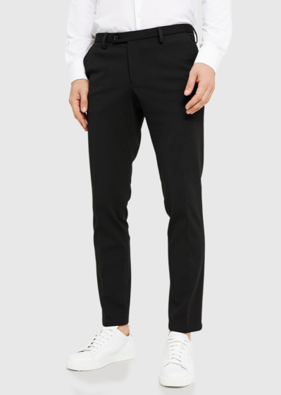 Nicodemo Slim Fit черные мужские брюки