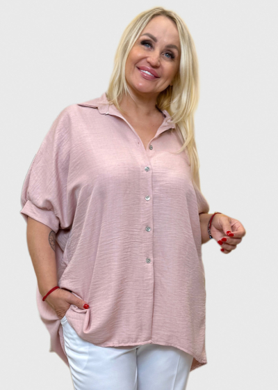 Iris light pink buttoned shirt