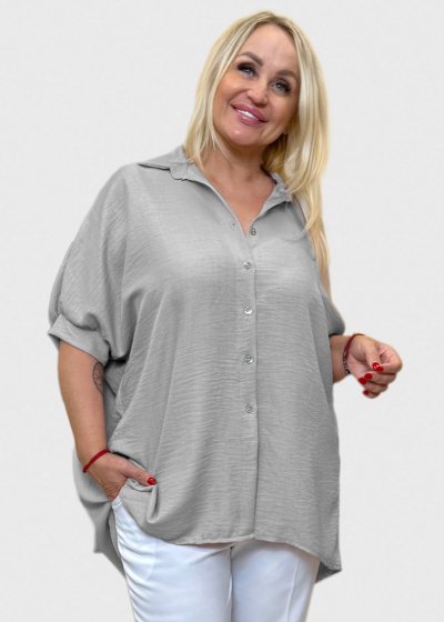 Iris grey buttoned shirt