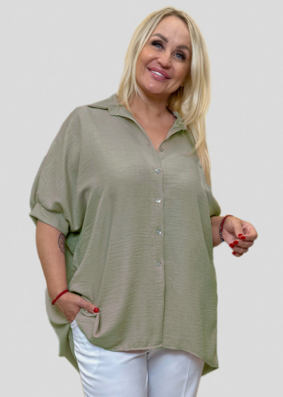 Iris khaki buttoned shirt