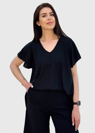 Tiana dark blue blouse