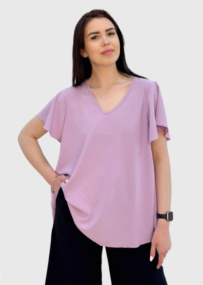 Tiana light purple blouse