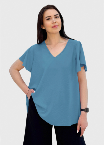 Tiana blue blouse