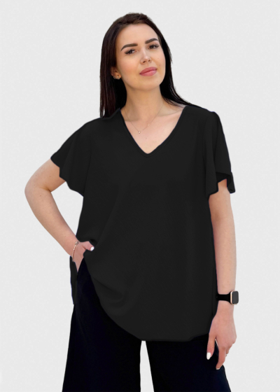 Tiana black blouse