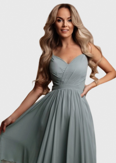 Soleh short evening dress