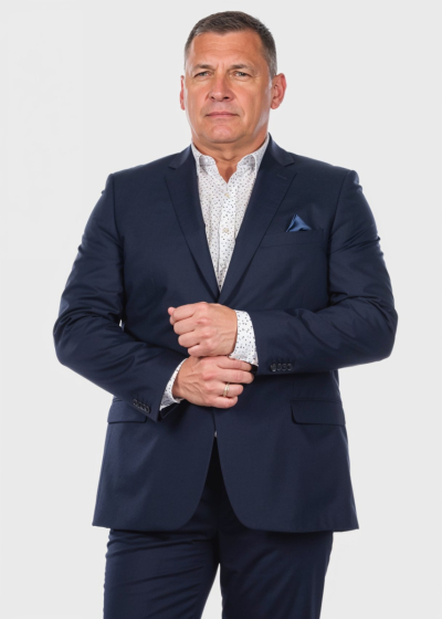 Dante Lielo izmēru zils klasisks uzvalks ar vilnu