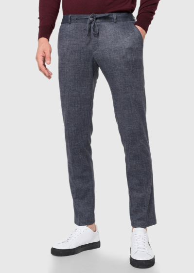 Amalio Slim Fit grey men's pants