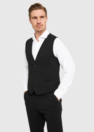 Cirillo black men's classic vest