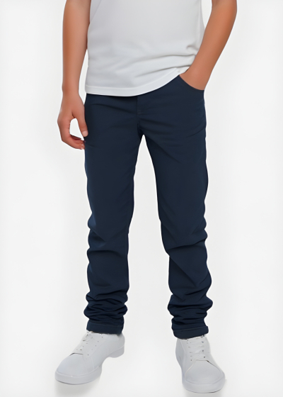 Skylar dark blue pants with pockets