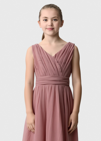 Keres dark pink long dress