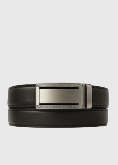 Nate black men's belt