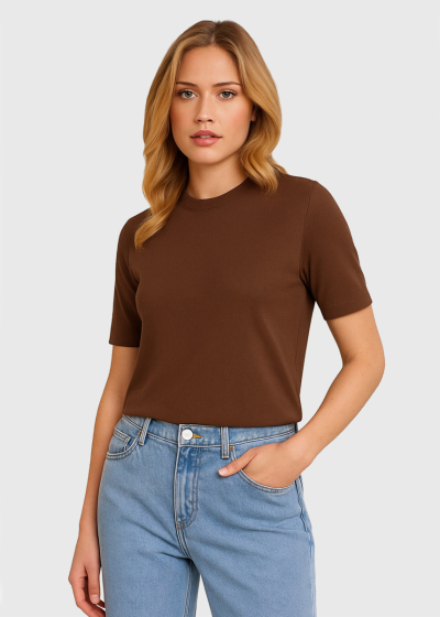 Tiana brown women's t-shirt