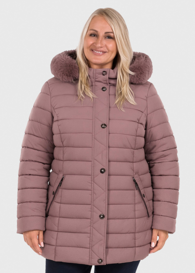 Lydia Lielo izmēru rozā īsa jaka