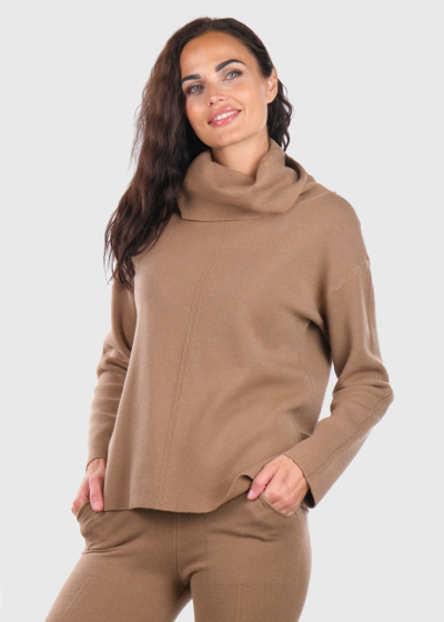 Katina brown one color suit