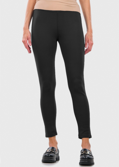 Teri black warm lining leggings