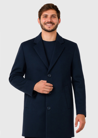 Dark blue men's coat
