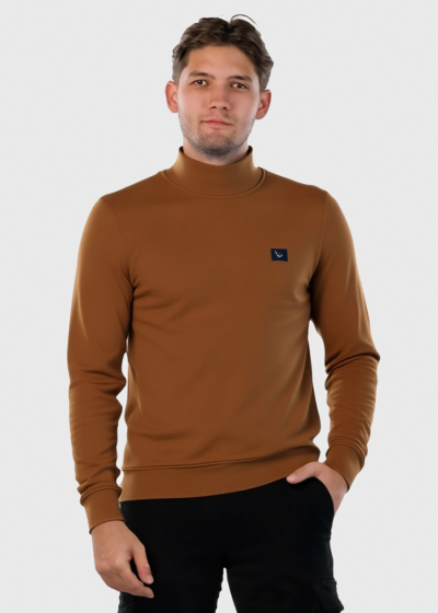 Kristianna brown men's sweater