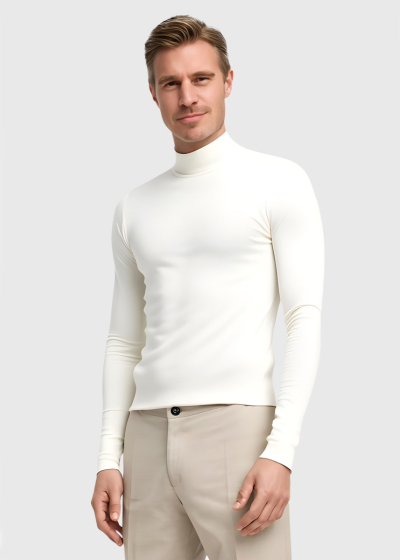 Jahan white high neck sweater