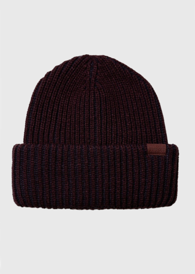 Dark red men's hat