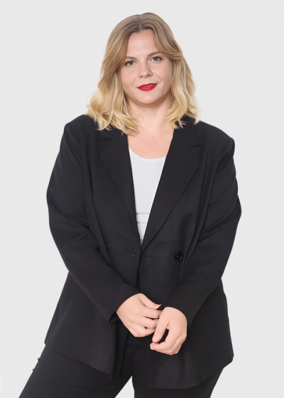 Janet Plus Size black blazer