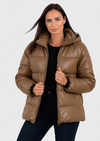 Jolie коричневая женская куртка
