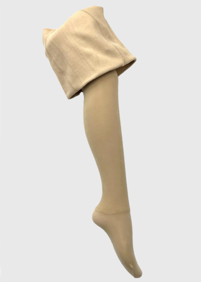 Jemina beige warm tights