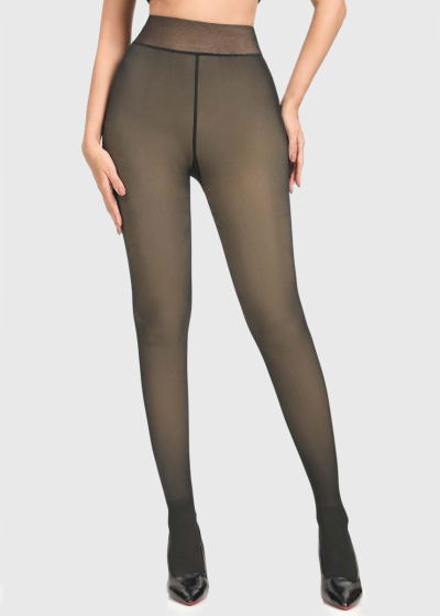 Jarvisa black warm tights