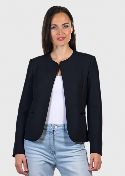 Isla dark blue short blazer