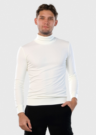 White men's turtleneck
