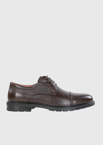 Ersan dark brown lace-up shoes
