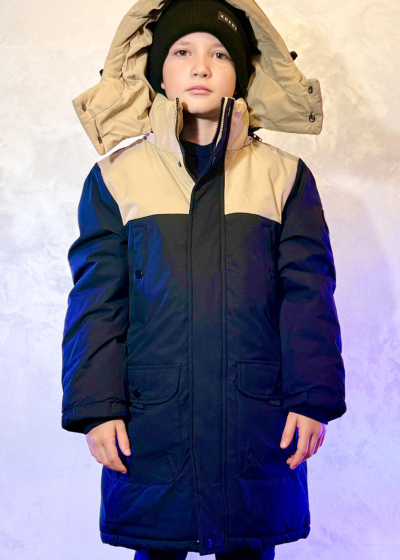 Elcan longline jacket with hood