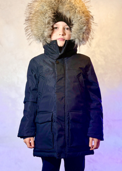 Emmo black jacket with patch pockets