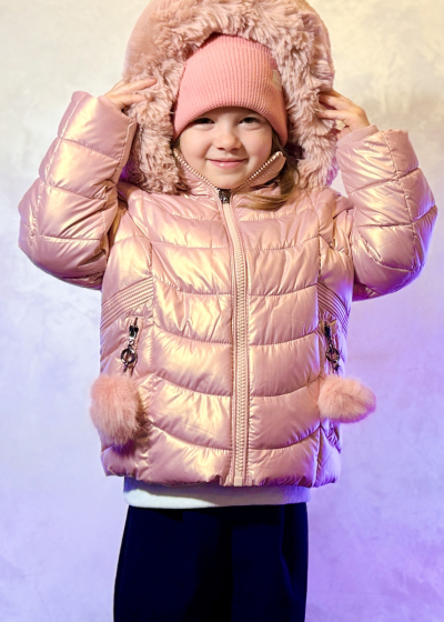 Esmina rozā īsa jaka