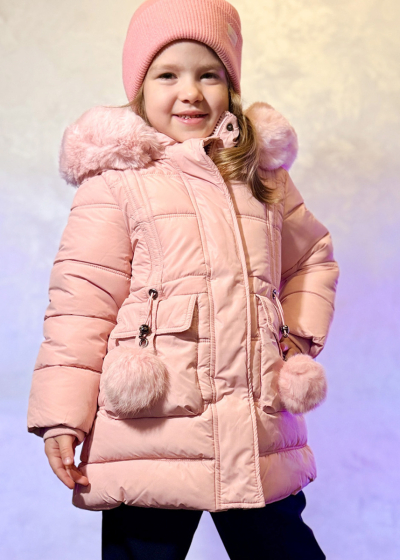 Elizabeth pink jacket with patch pockets