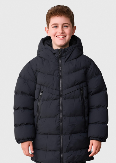 Esper black jacket с капюшоном