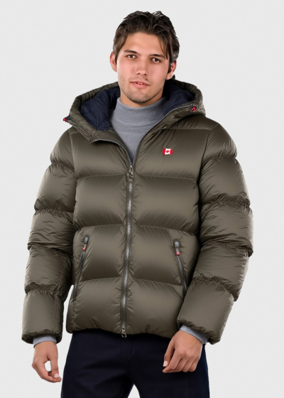 Estas haki īsa jaka ar kapuci