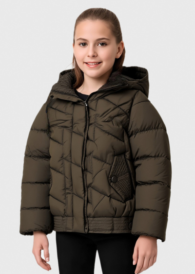 Emmi brūna īsa jaka 