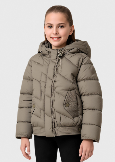 Emmi dark beige short jacket