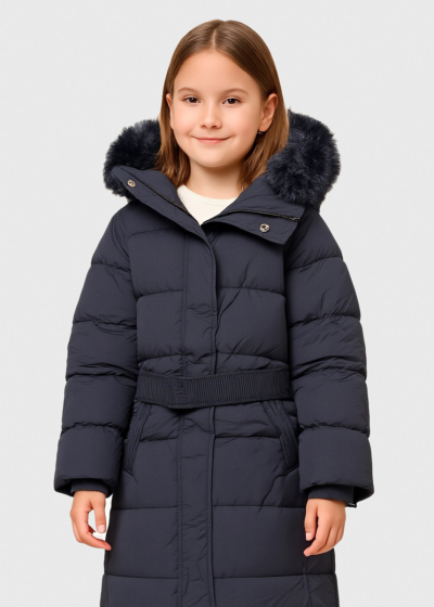 Emily черная удлиненная куртка