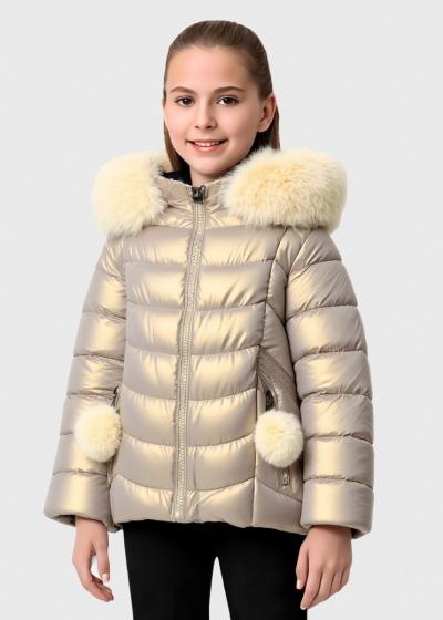 Esmina bēša īsa jaka