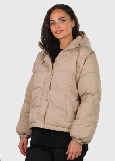 Erina beige short jacket