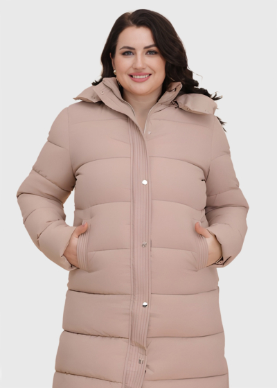 Dinara Plus Size beige jacket