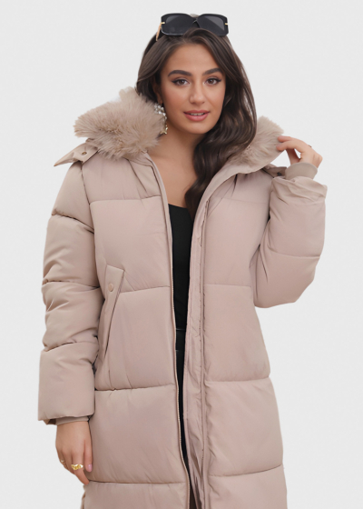 Demetria бежевая женская куртка