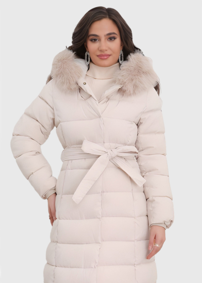 Dorlisa светло-бежевая длинная куртка