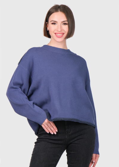Dorota blue women's sweater