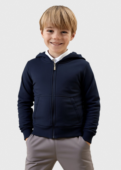 Denal темно-синяя кофта на молнии