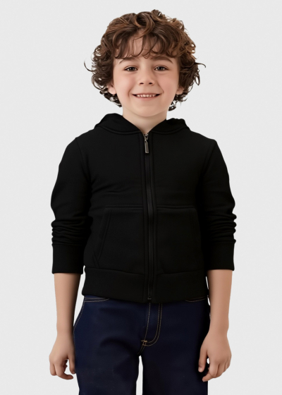 Denal black zipped jacket